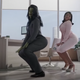Tatiana Maslany as She-Hulk and Megan Thee Stallion dance in a mid-credits scene of She-Hulk.